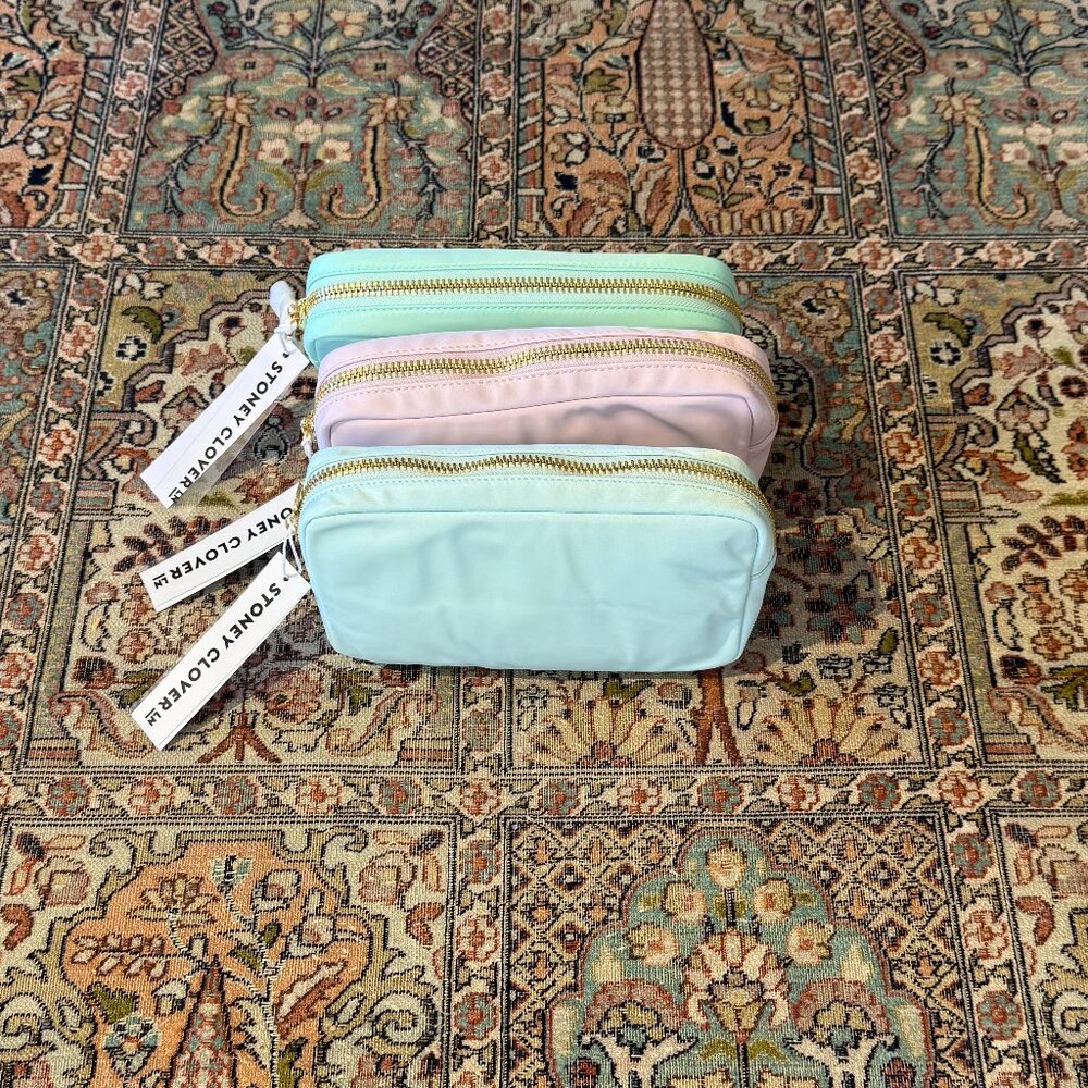 NWT Stoney Clover Lane - Small pouch set - Sky, Lilac, Cotton Candy